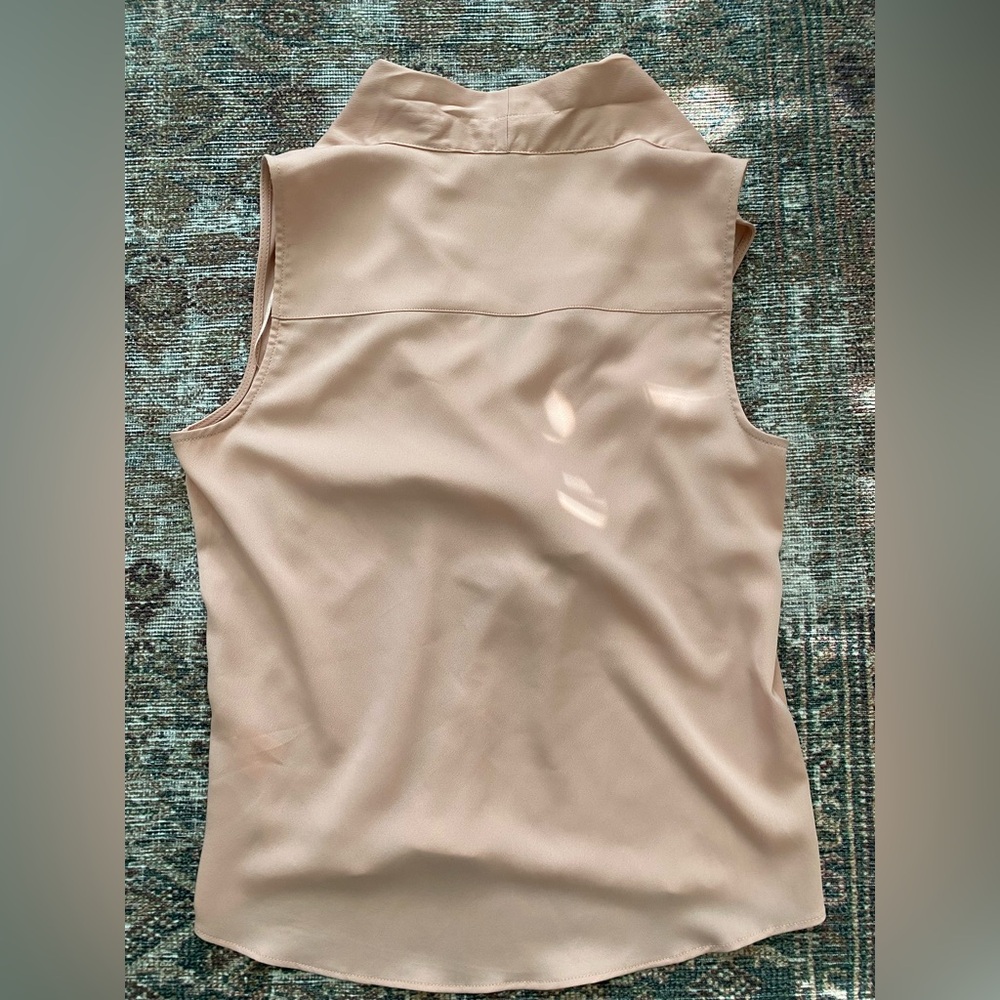 Basque Blush Sleeveless Blouse - Picture 4 of 4